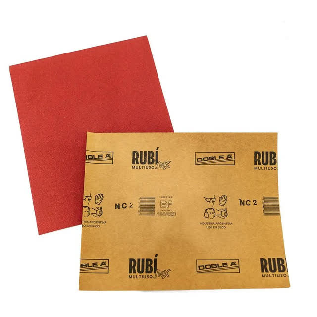 hoja-esmeril-papel-oxido-de-aluminio-rubi-flex-210x260-grano-100