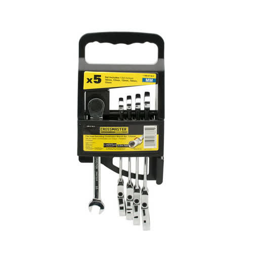set-llave-combinada-con-crique-flexible-5-piezas-crossmaster